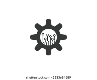 Automatism, process icon. Vector illustration.