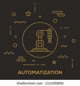 Automatization Icon Concept