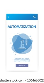 AUTOMATIZATION INFOGRAPHIC CONCEPT