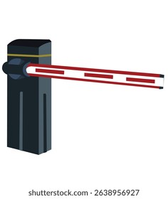 autometic barrier. Automatic barrier vector icon
