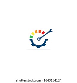 Automobile, car repairing service logo design.