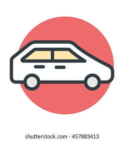 Automobile Colored Vector Icon