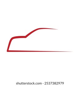 automobile icon logo design template