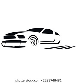 Automobile icon symbol, and vector, Can be used for web, print, and mobile