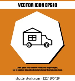 Automobile icon vector