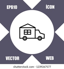 Automobile icon vector