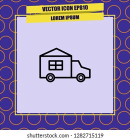 Automobile icon vector