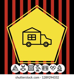 Automobile icon vector