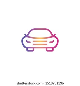 Automobile  - Line Vector Icon