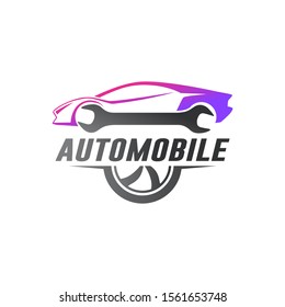 Automobile logo template stock vector