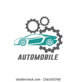 Automobile logo template stock vector