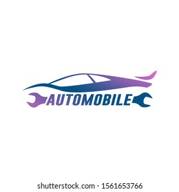 Automobile logo template stock vector