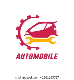 Automobile logo template stock vector