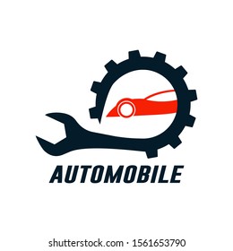 Automobile logo template stock vector