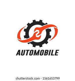 Automobile logo template stock vector