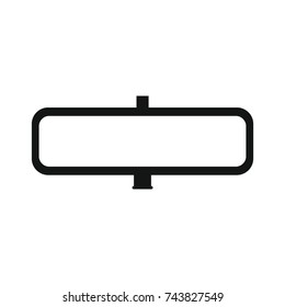 automobile mirror icon