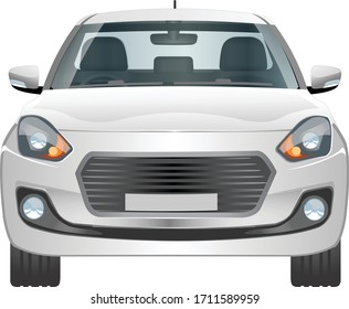 Automobile Modern Car Front view