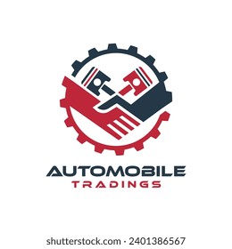 Automobile Parts Dealer and Trading Logo design concept For cars and vehicle industry