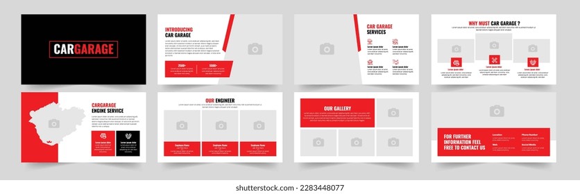 Automobile Presentation Template Design and Car Presentation Keynote and Car Service Presentation Template 