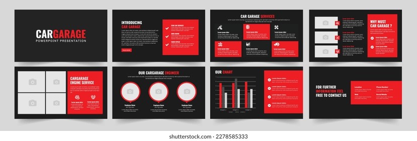 automobile presentation template or new car presentation design