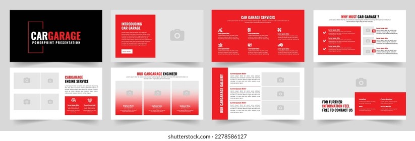 automobile presentation template or new car presentation design