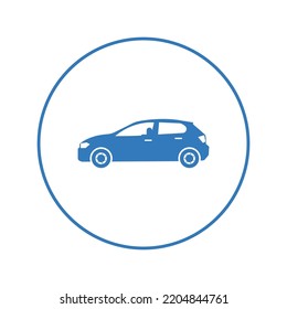 Automobile private luxury car icon | Circle version icon |