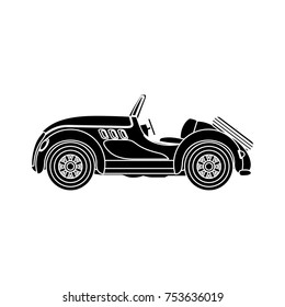 automobile retro car icon