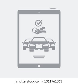 Automobile servicese online icon