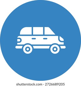 Ilustración de diseño de icono de Vector de automóvil