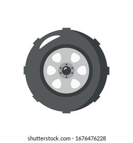 Automobile wheel icon. design element for vector illustration.