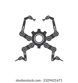 automotive assembly manufacturer, icon, vector art.
