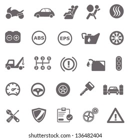 Automotive basic icons