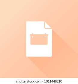 Automotive battery icon