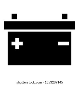 Automotive battery icon