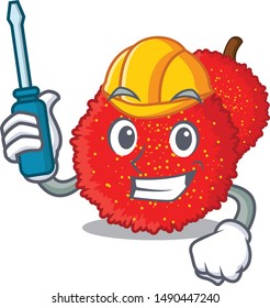 Automotive bayberry isolated with in the cartoon