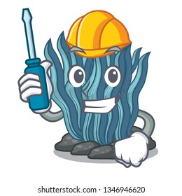 Automotive blue seaweed toys in cartoon shape