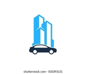 Automotive Building Logo Design Template