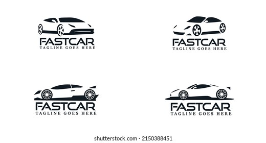 Automotive Car icon logo images vector service motor mechanic speed fast front sports