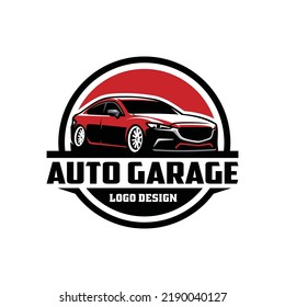 automotive car logo concept, ready made logo with emblem style