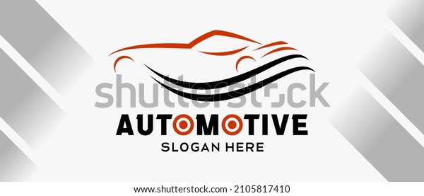 automotive car logo design with
creative abstract concept. premium automotive logo illustration
vector