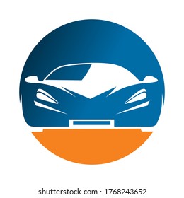 Automotive car logo design, Car Garage logo vector isolated on white background