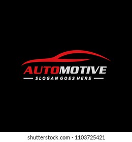 Automotive car logo design vector