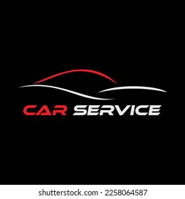 Plantilla vectorial de diseño del logotipo del automóvil.