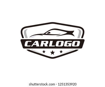 Automotive car logo template