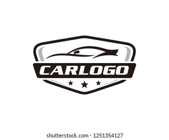 Automotive car logo template