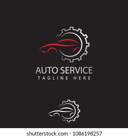 automotive car logo template design vector