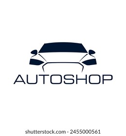 Automotive car logo template illustration