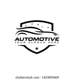 Automotive car logo template vector illustration