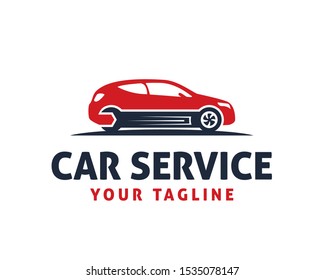Automotive Car Logo Template Vector. Automotive technician design. Auto service illustration