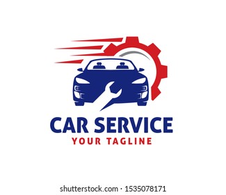 Automotive Car Logo Template Vector. Automotive technician design. Auto service illustration